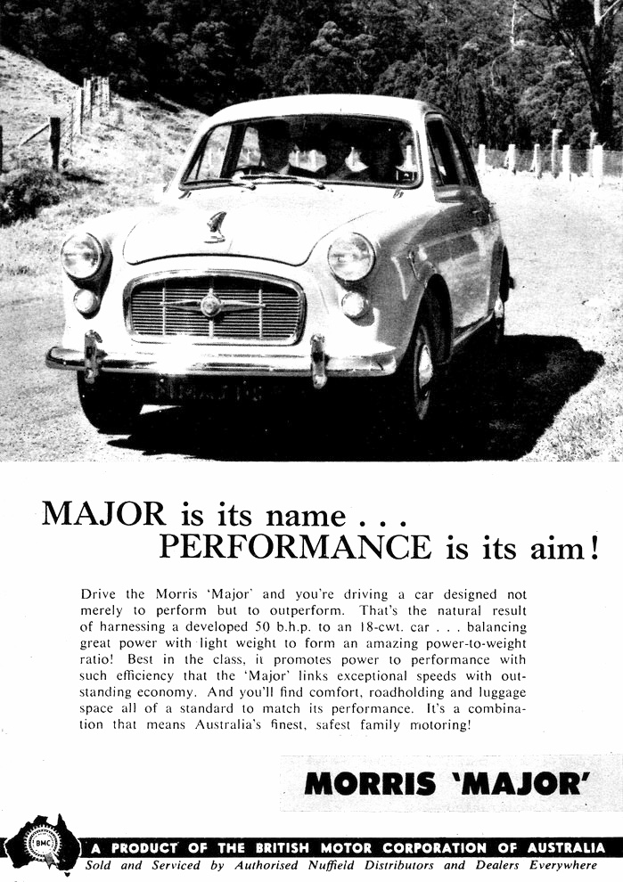 1959 Morris Major BMC